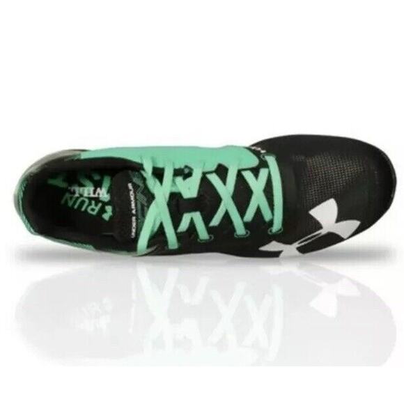 Men Under Armour Sz 15 UA Kick Distance with Spikes 1273940-003 Racing - Picture 4 of 11